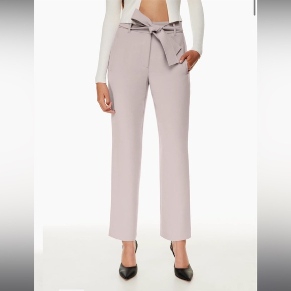 Size 8 | Aritzia Wilfred Tie-Front Pant - Picture 4 of 13